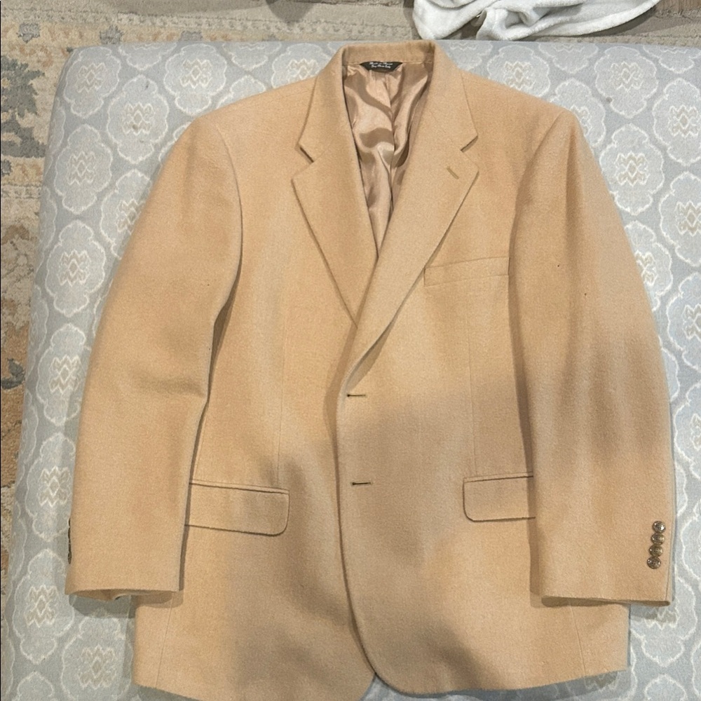 Vintage Camel Hair Tan Blazer